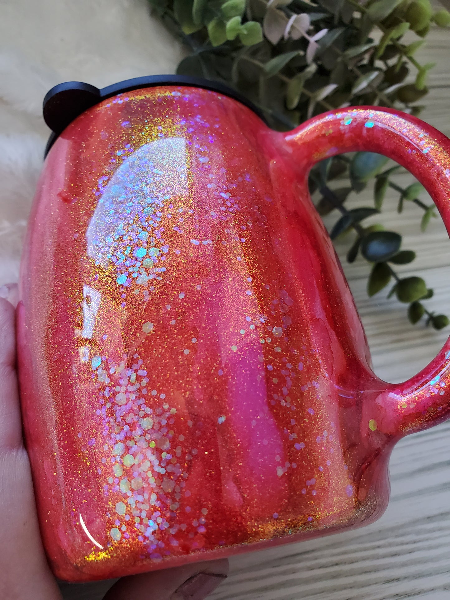 You are not alive to please any of these MF ink glitter Custom Tumbler - 14 oz curved coffee mug - red pink