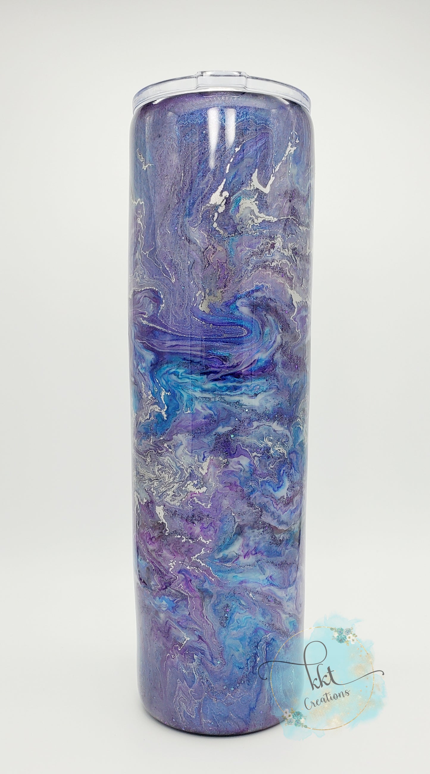 Waymaker Tumbler - 32 oz skinny- Purple, Blue, Silver