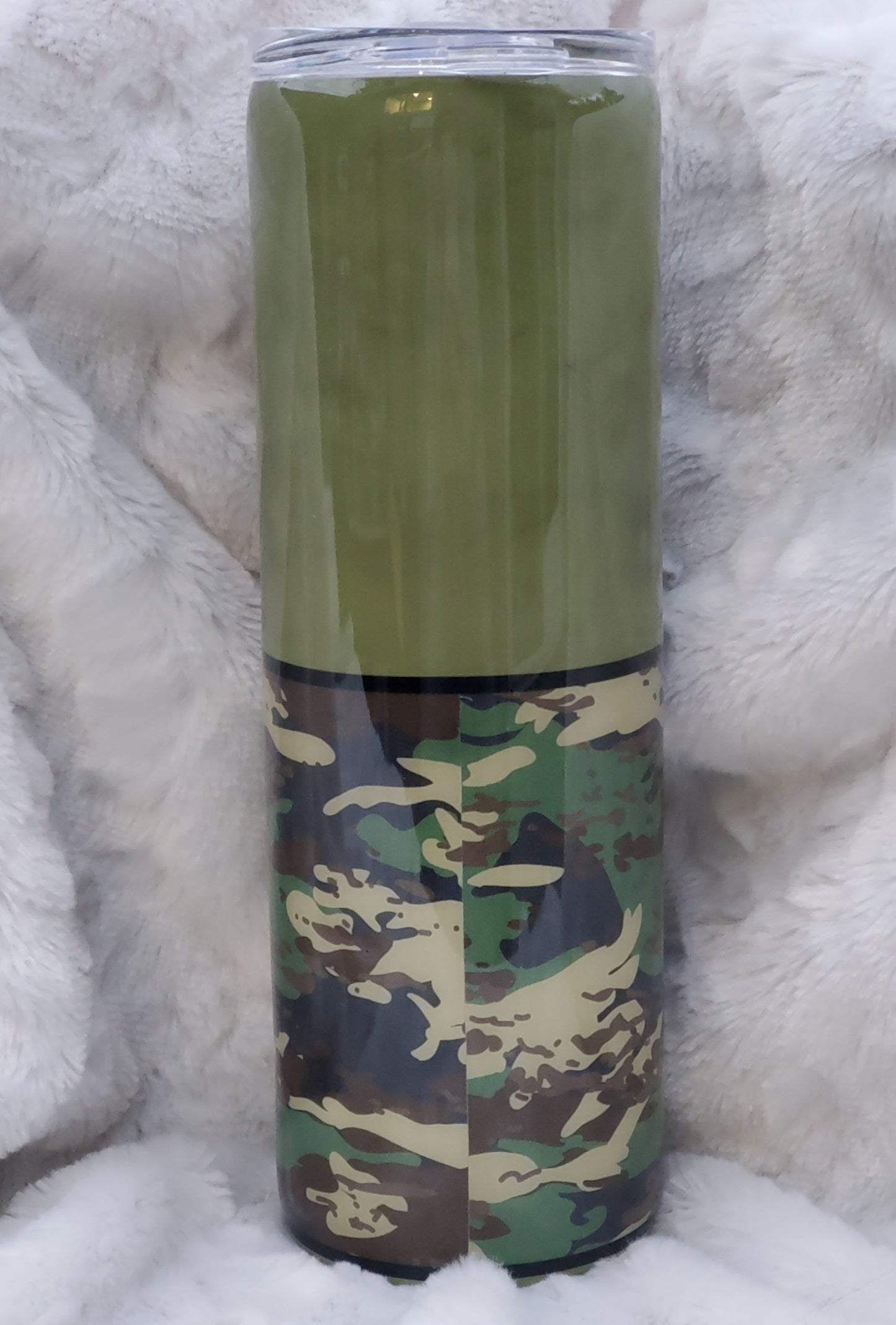 DAD Camo My Favorite People Call me DadCustom Tumbler - 30 oz straight - camo green