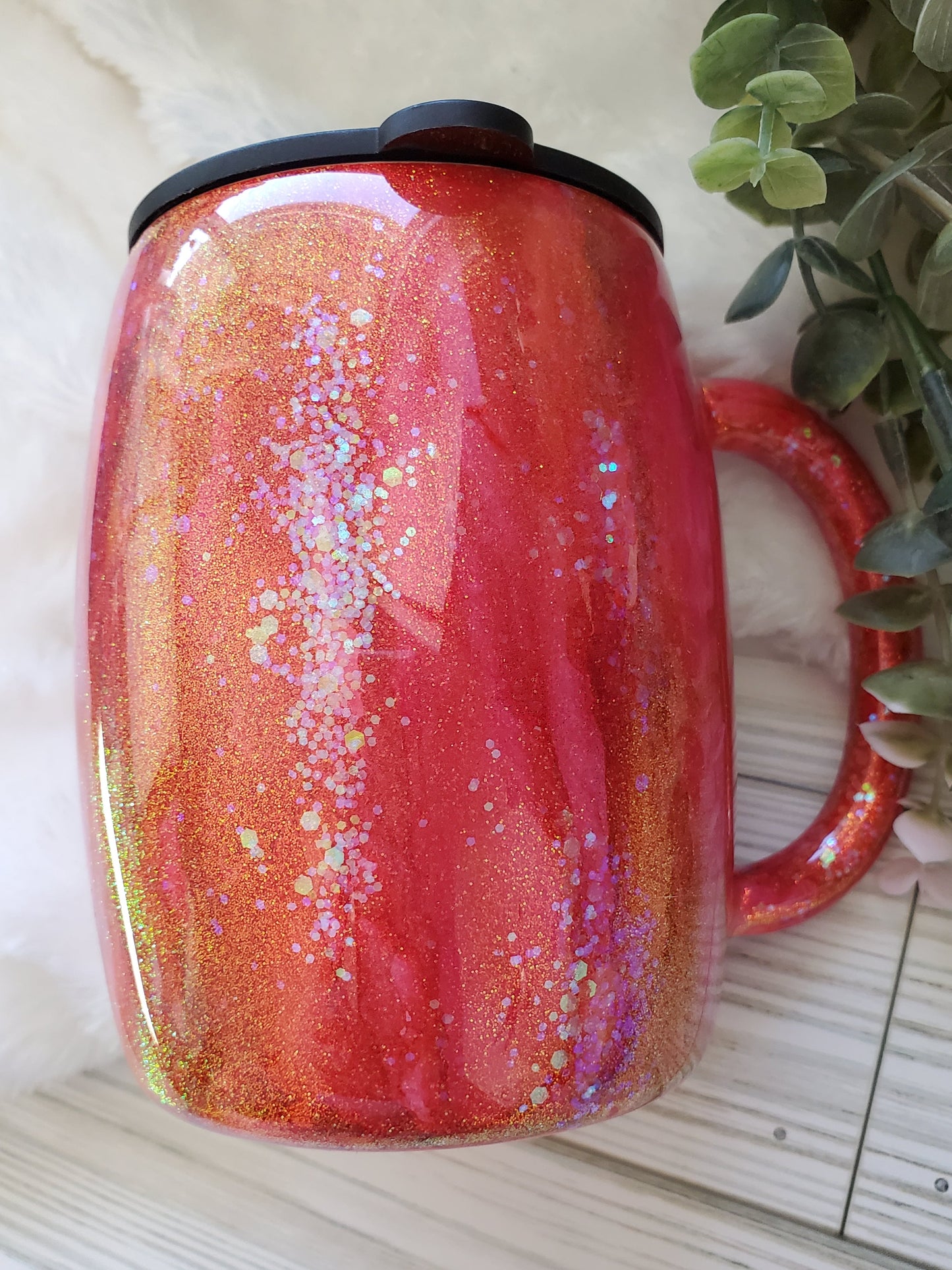 You are not alive to please any of these MF ink glitter Custom Tumbler - 14 oz curved coffee mug - red pink
