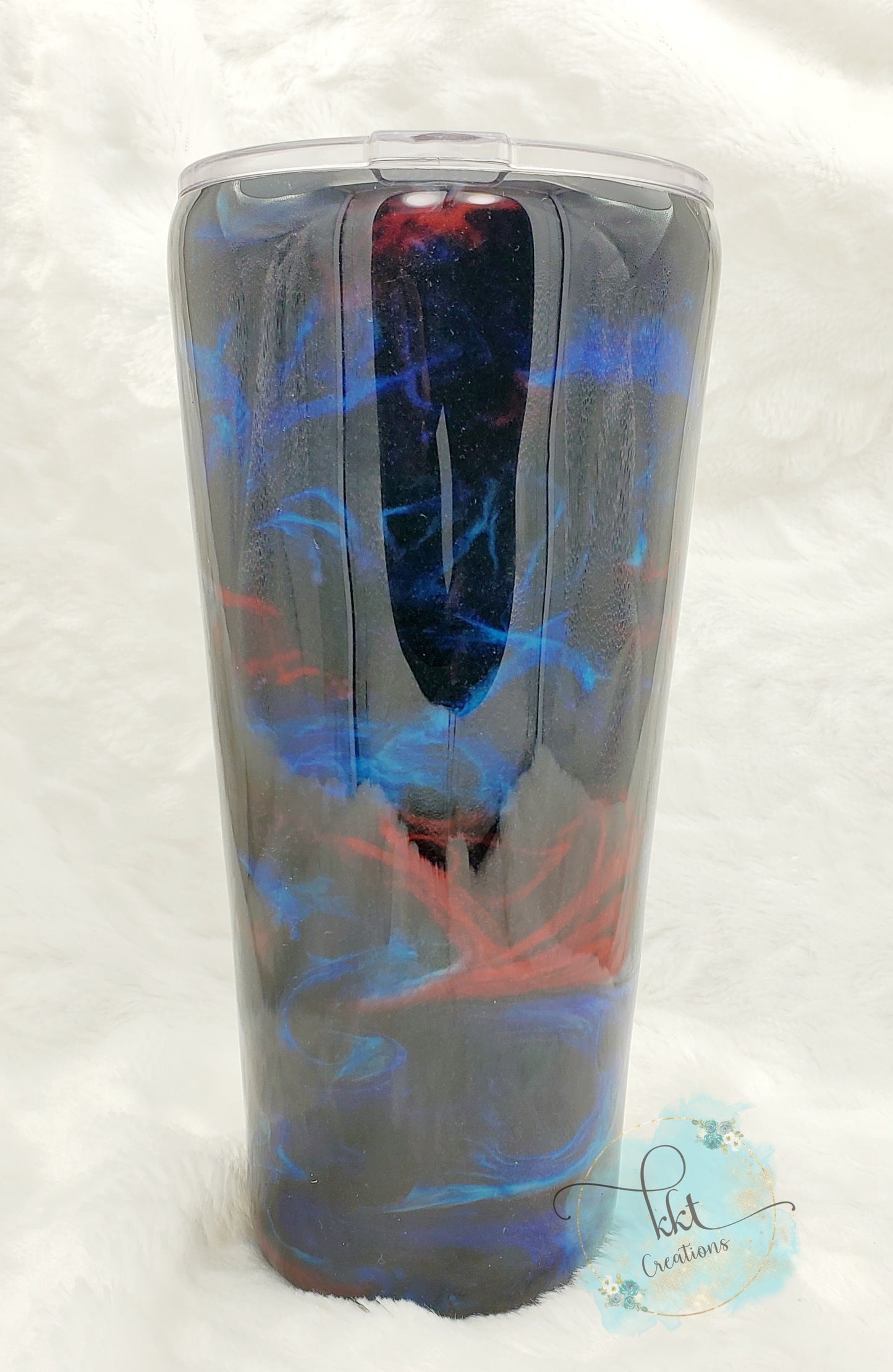 Super Dad Custom Tumbler - 30 oz taper - ink swirl